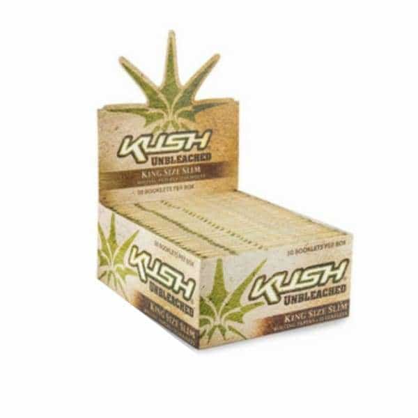 Kush Unbleached King Size Rolling Papers ***CLOSEOUT*** - Smoke Shop Wholesale. Done Right.
