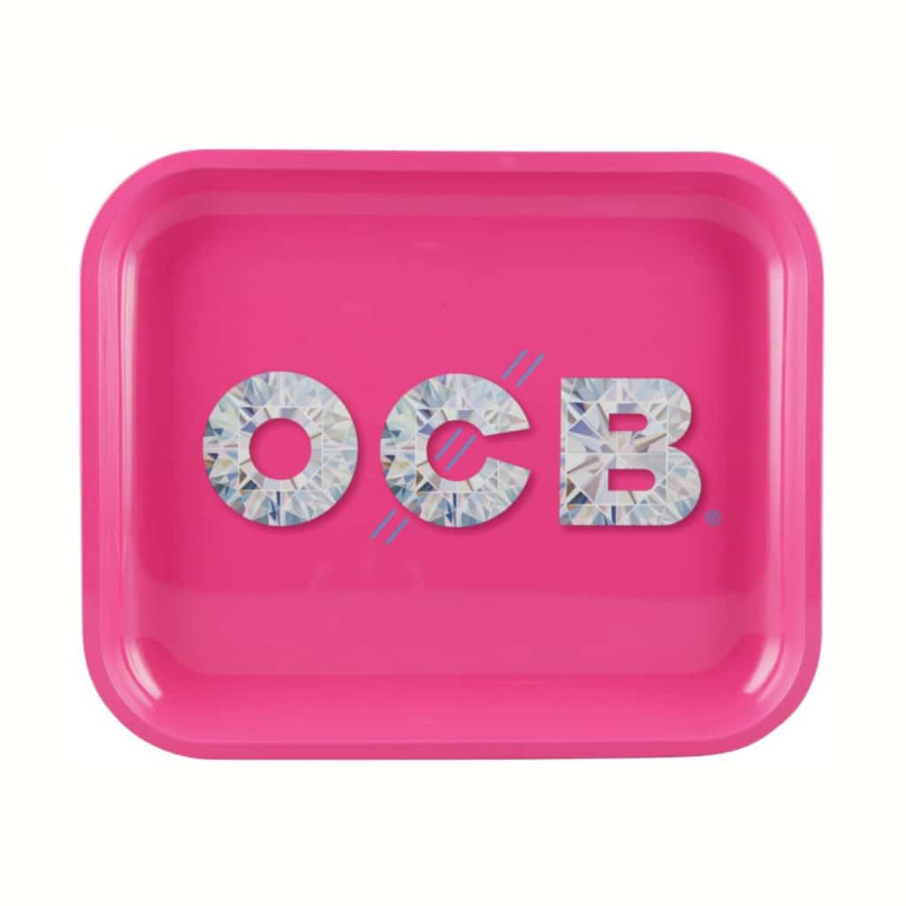 Large OCB Diamond Metal Rolling Tray *** CLOSEOUT *** - Smoke Shop Wholesale. Done Right.