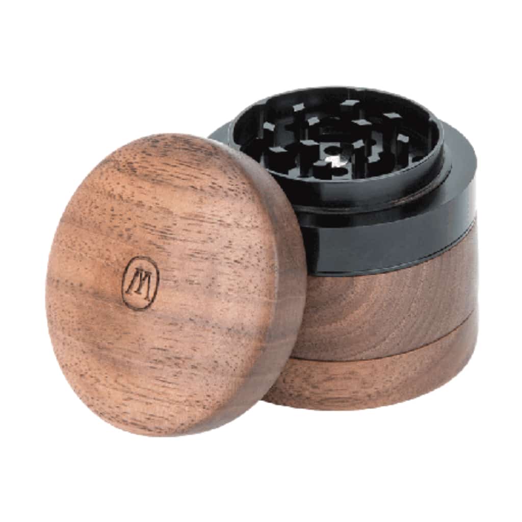 Marley Natural Small Grinder Walnut and Black - Smoke Shop Wholesale. Done Right.