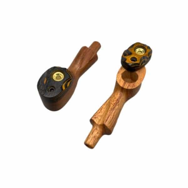 Mill Z-11 Diamond Wood Smoke Thru Pipe - Smoke Shop Wholesale. Done Right.