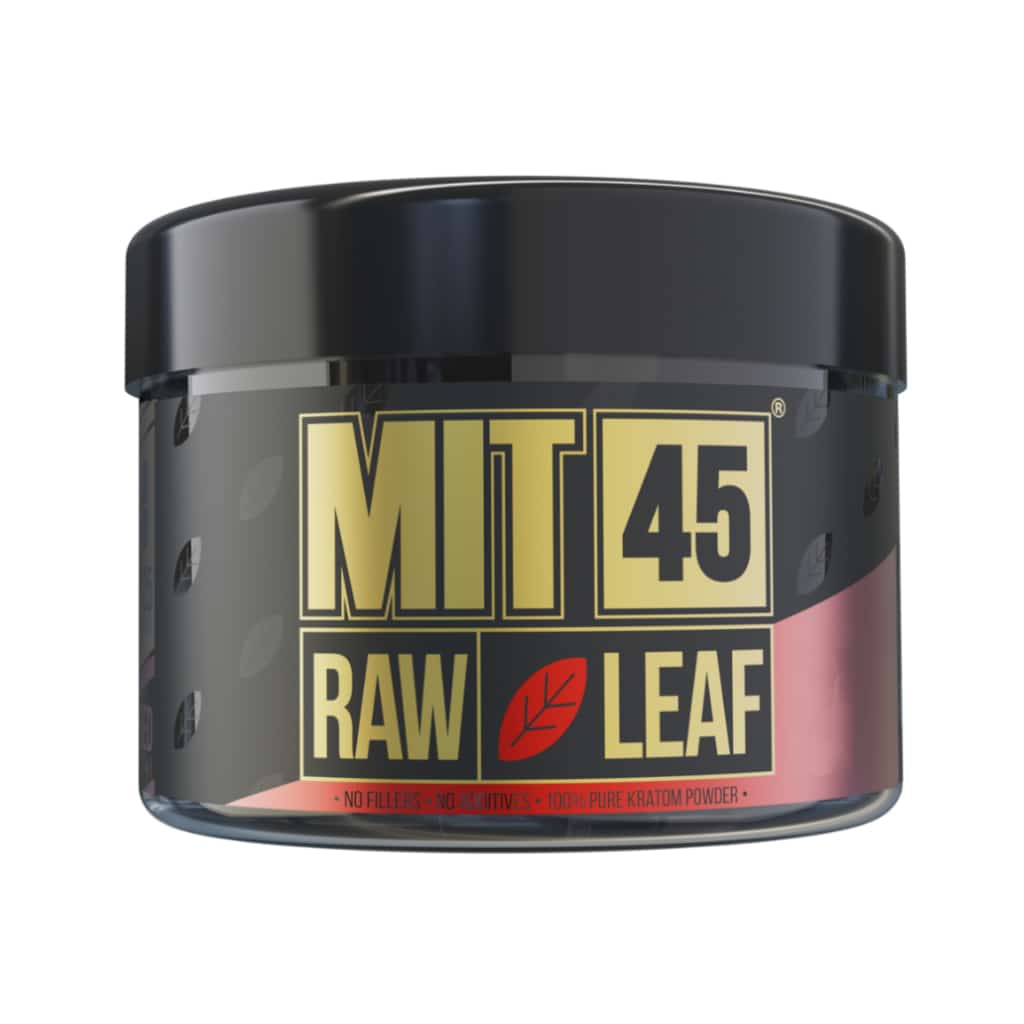 MIT 45 Raw Leaf Red Kratom - 125g Powder - Smoke Shop Wholesale. Done Right.