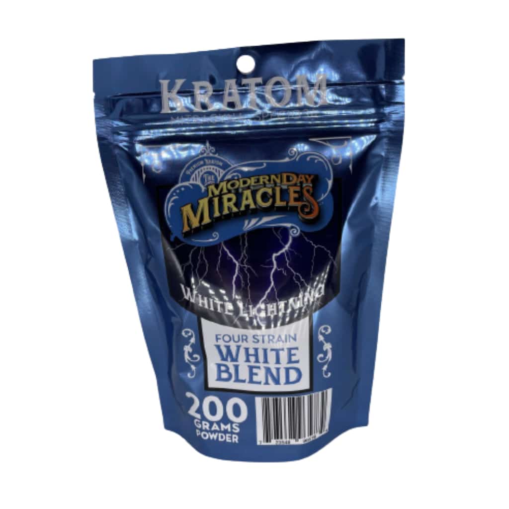 Modern Day Miracles White Lightning Kratom Powder - Smoke Shop Wholesale. Done Right.