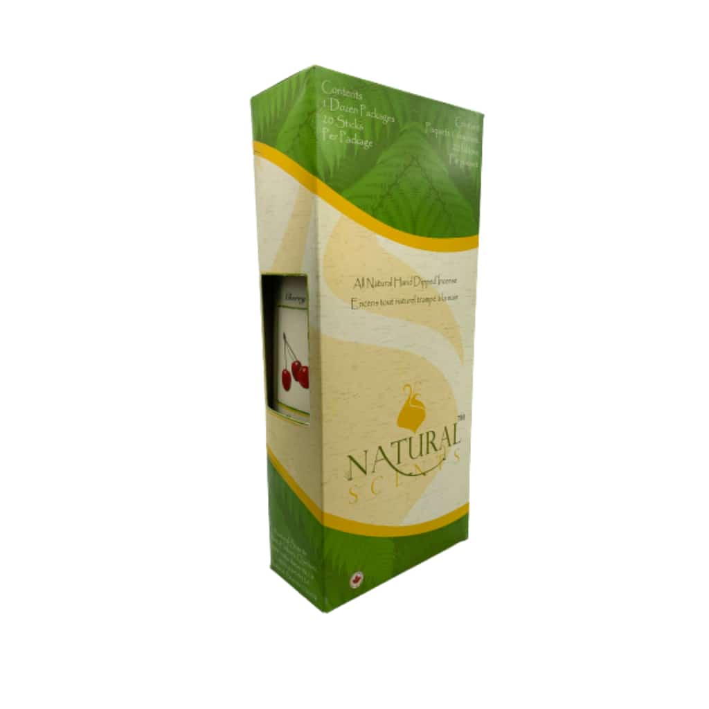 Natural Scent Cherry Cerise Incense Bundle **CLOSEOUT** - Smoke Shop Wholesale. Done Right.