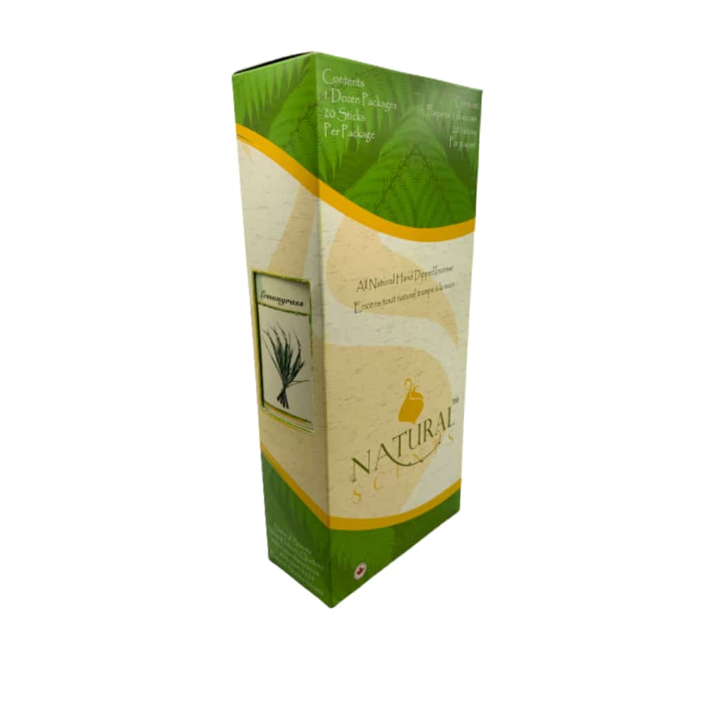 Natural Scent Lemongrass Incense Bundle **CLOSEOUT** - Smoke Shop Wholesale. Done Right.