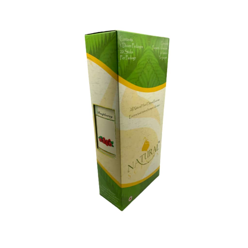Natural Scent Raspberry Incense Bundle **CLOSEOUT** - Smoke Shop Wholesale. Done Right.