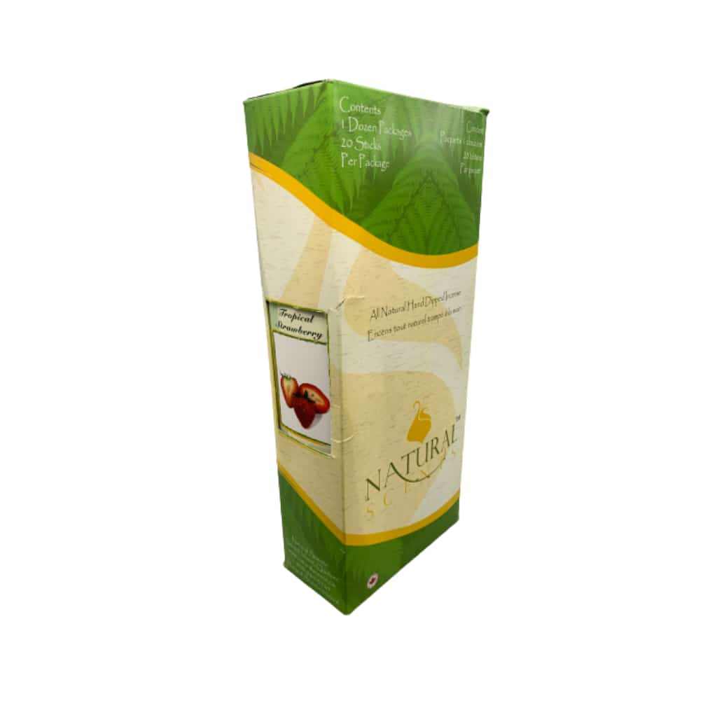 Natural Scent Tropical Strawberry Incense Bundle **CLOSEOUT** - Smoke Shop Wholesale. Done Right.
