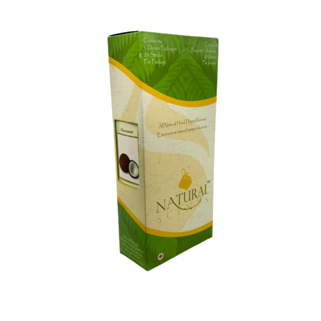 Natural Scents Coconut Incense Bundle **CLOSEOUT** - Smoke Shop Wholesale. Done Right.