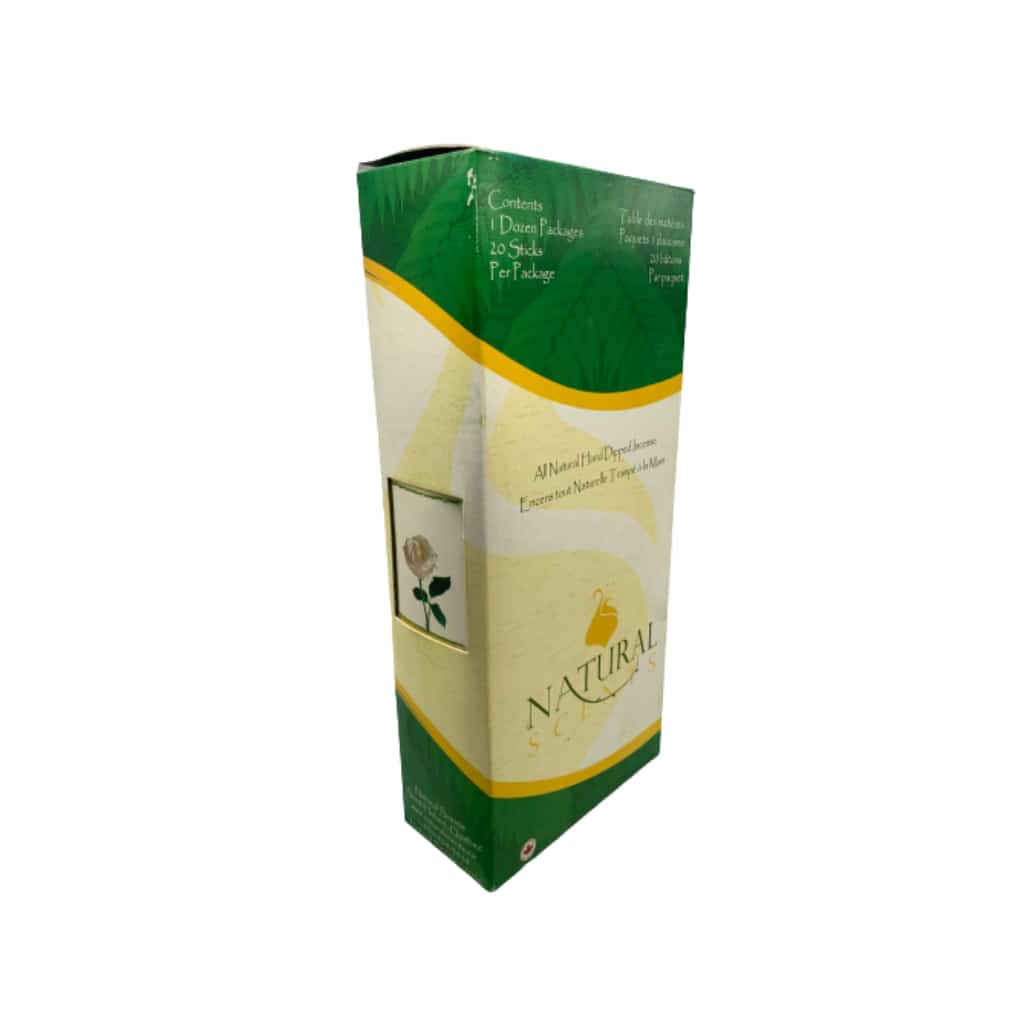 Natural White Rose Incense Bundle **CLOSEOUT** - Smoke Shop Wholesale. Done Right.