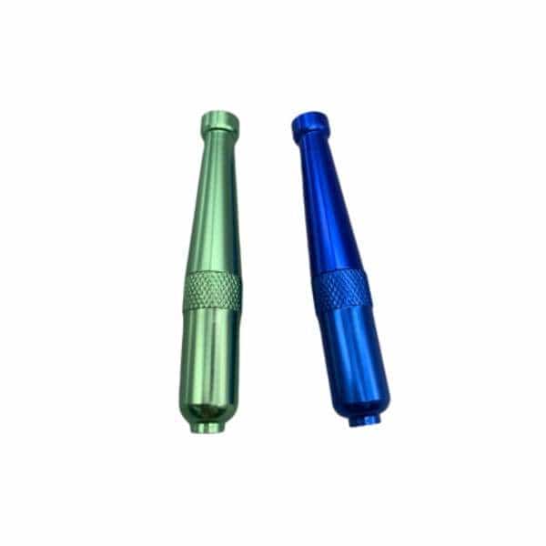 Novelty Small Anodized Aluminum Bat Pipe - Smoke Shop Wholesale. Done Right.