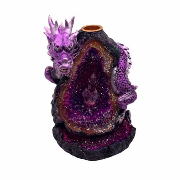 Purple Dragon Crystal Backflow Burner - Smoke Shop Wholesale. Done Right.