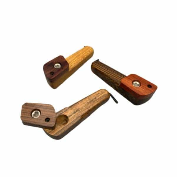 Quick Draw Wooden Pipe - QDTP21S - Smoke Shop Wholesale. Done Right.