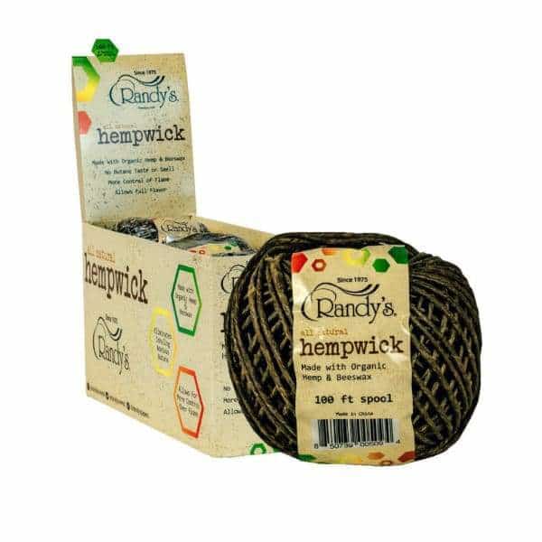 Randy’s Hemp Wick 100ft Spool - Smoke Shop Wholesale. Done Right.