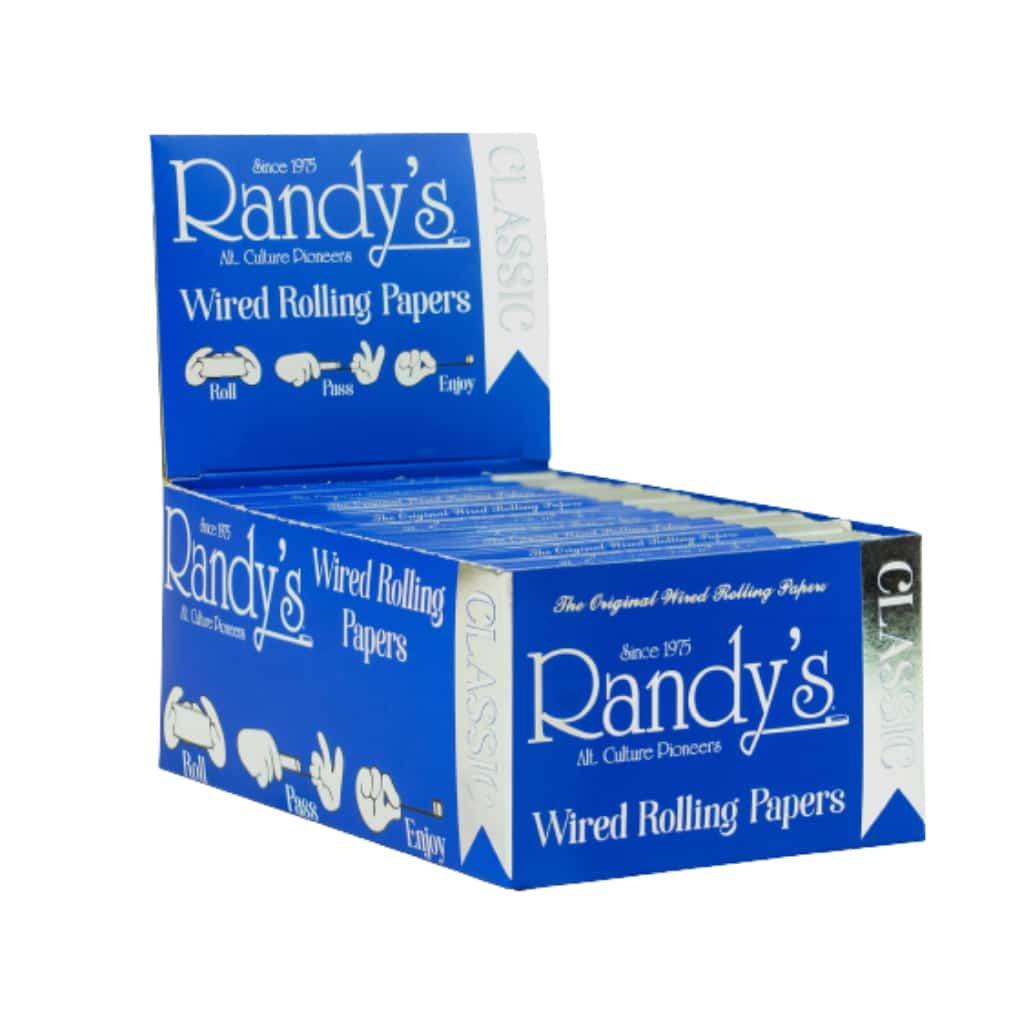 Randy's Wired Rolling Papers Rolling Papers with Wire for easy holding