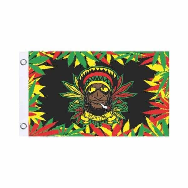 Rasta Dude Fly Flag - Smoke Shop Wholesale. Done Right.