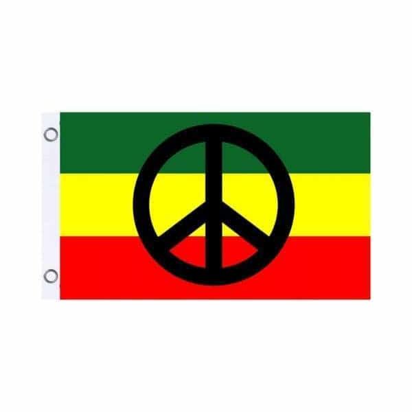 Rasta Peace Fly Flag - Smoke Shop Wholesale. Done Right.