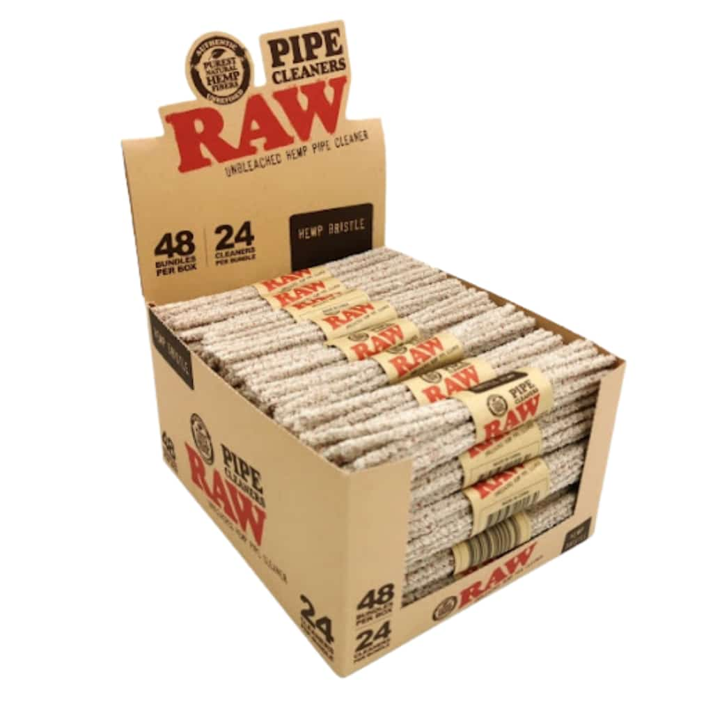 RAW Bristle Hemp Pipe Cleaners - Smoke Shop Wholesale. Done Right.