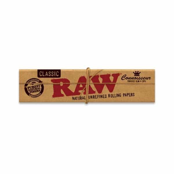 RAW Classic Connoisseur Kingsize Slim + Tips - Smoke Shop Wholesale. Done Right.