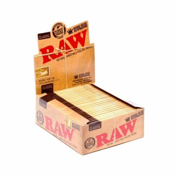 RAW Classic Creaseless Kingsize Supreme 200’s - Smoke Shop Wholesale. Done Right.