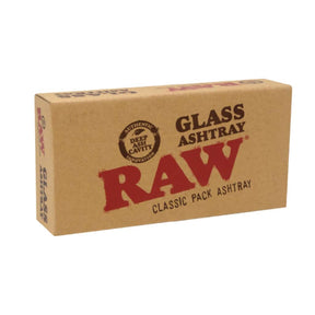 RAW Classic Pack Glass Ashtray - Smoke Shop Wholesale. Done Right.