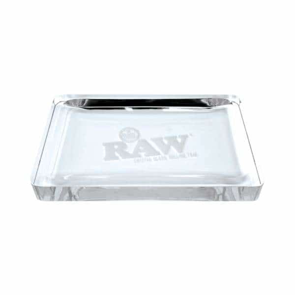 RAW Crystal Glass Rolling Tray - Smoke Shop Wholesale. Done Right.