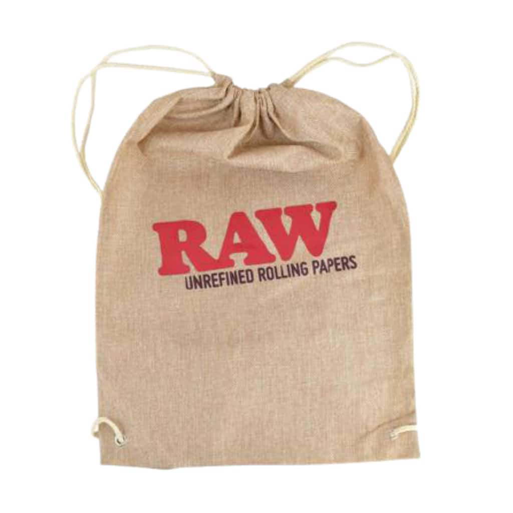 RAW Draw String Bag - Tan - Smoke Shop Wholesale. Done Right.