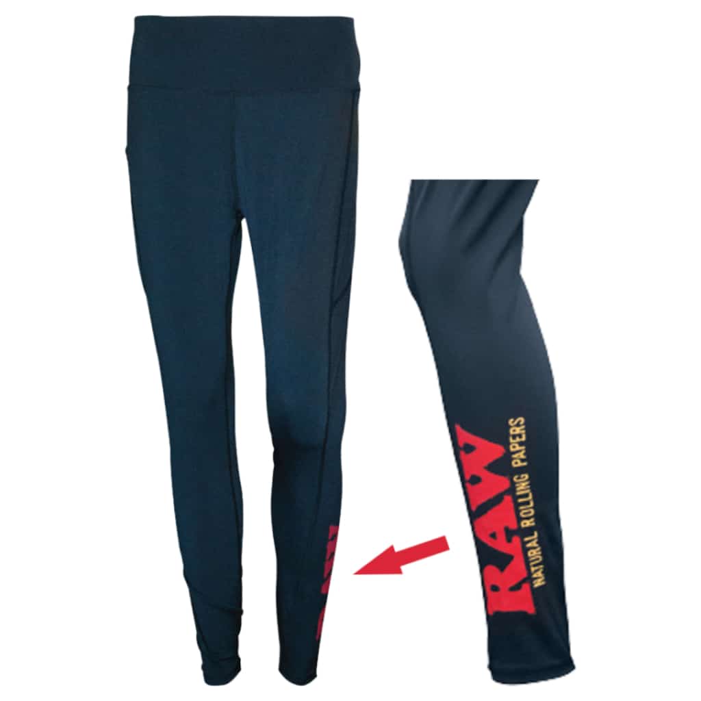 RAW High Waisted Leggings - Smoke Shop Wholesale. Done Right.