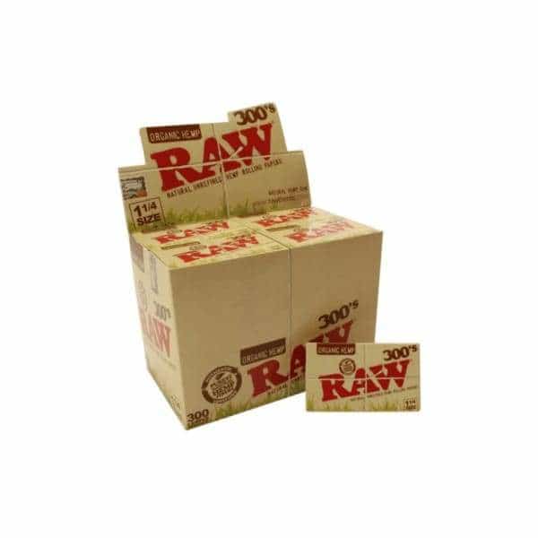 RAW Organic Hemp Creaseless 1¼ 300’s - Smoke Shop Wholesale. Done Right.
