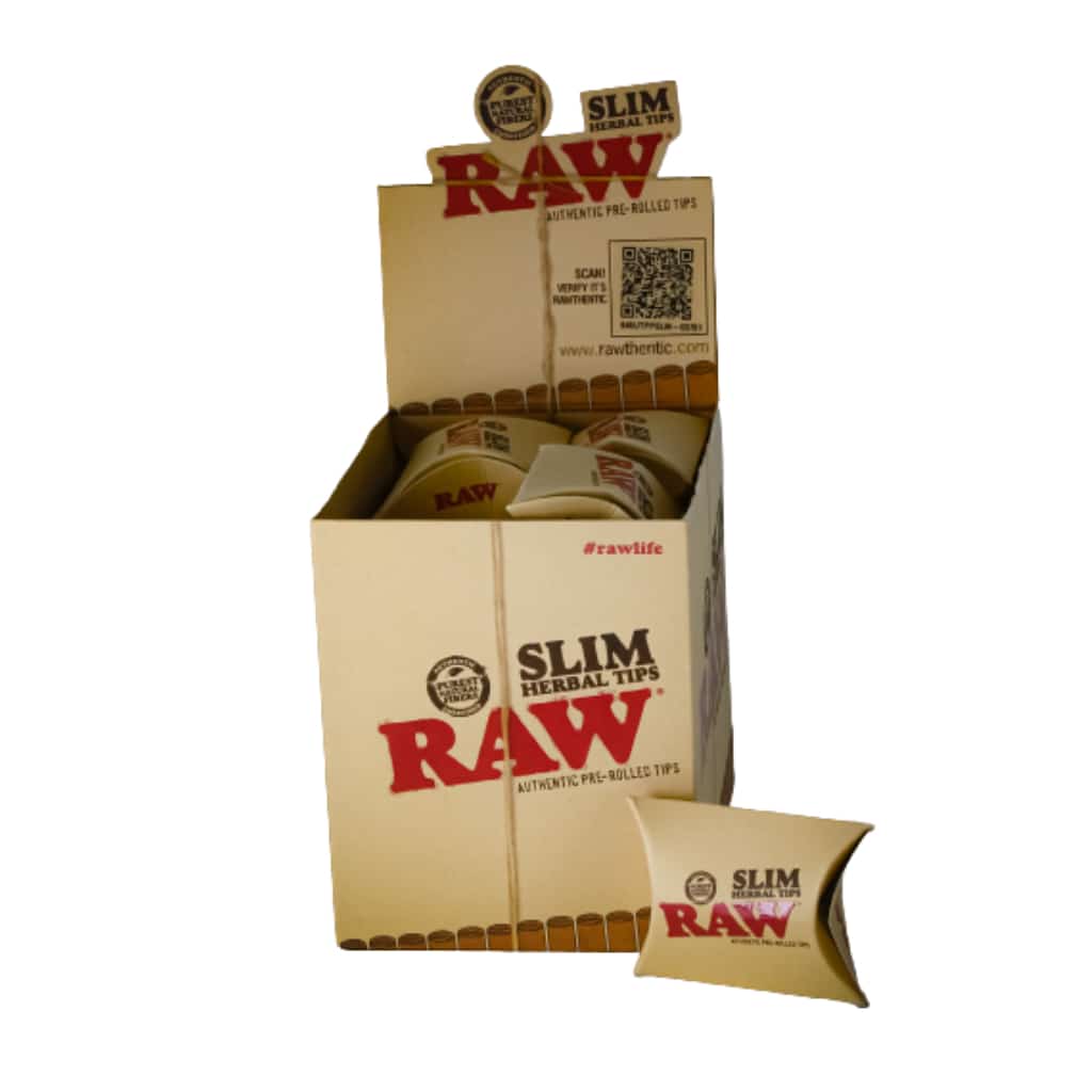 RAW Pre-Rolled Slim Herbal Tips - Smoke Shop Wholesale. Done Right.