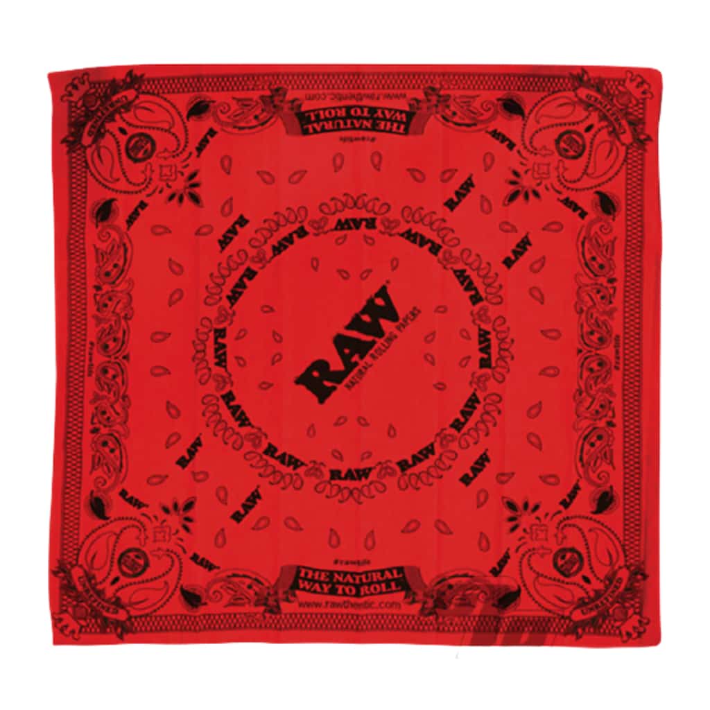RAW Red Bandana - Smoke Shop Wholesale. Done Right.