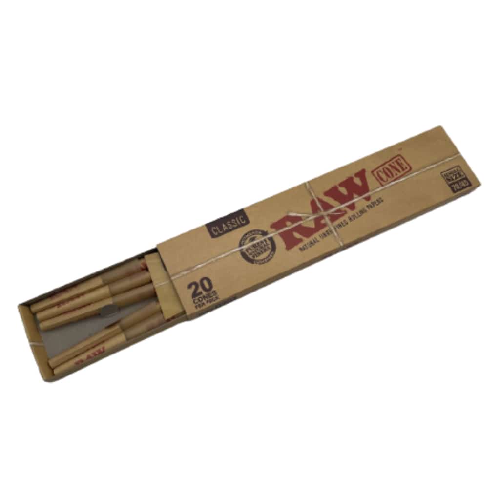 RAW Single Size Classic Cones 70mm/45mm - 240ct - Smoke Shop Wholesale. Done Right.