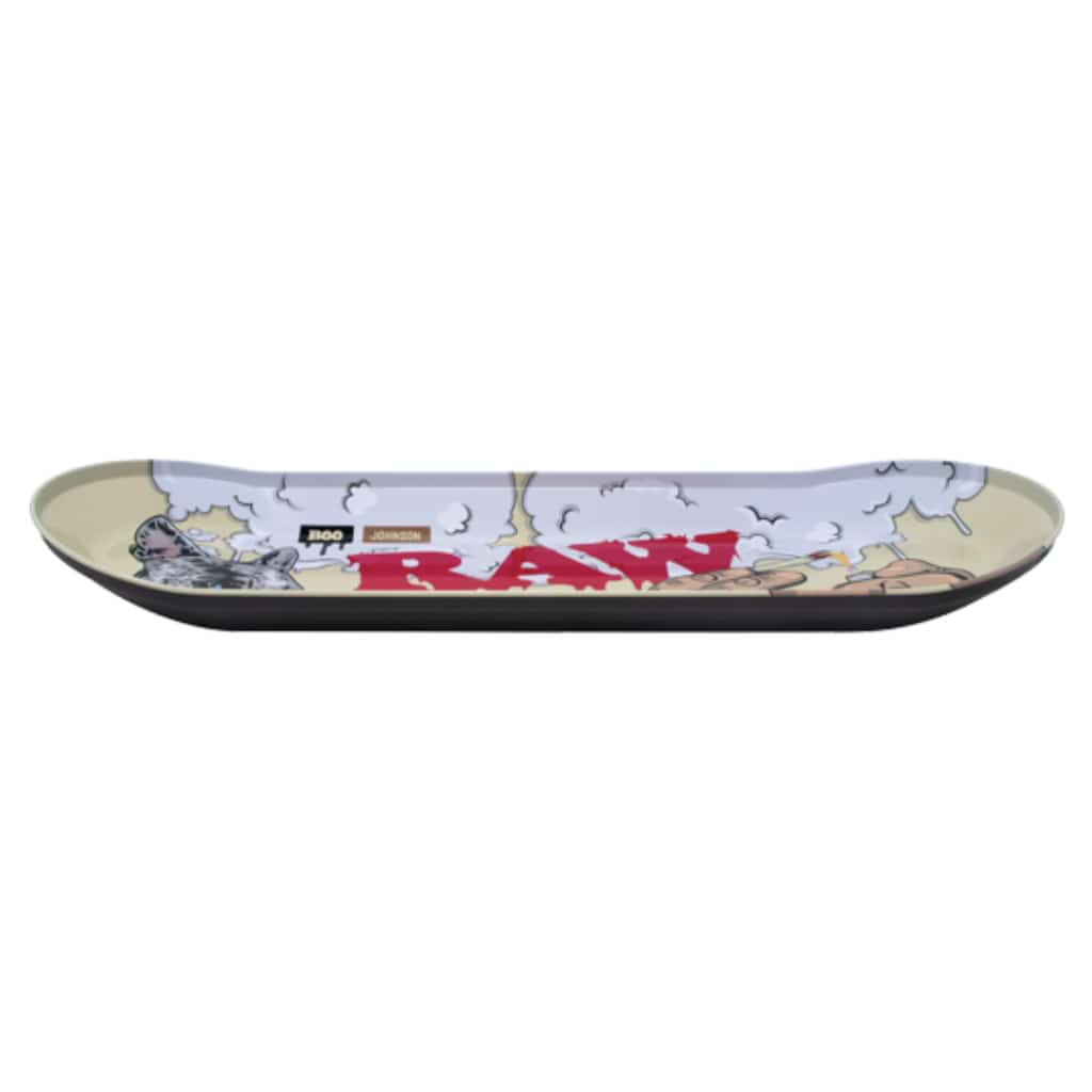 RAW x Boo Johnson Skate Deck Rolling Tray - Smoke Shop Wholesale. Done Right.