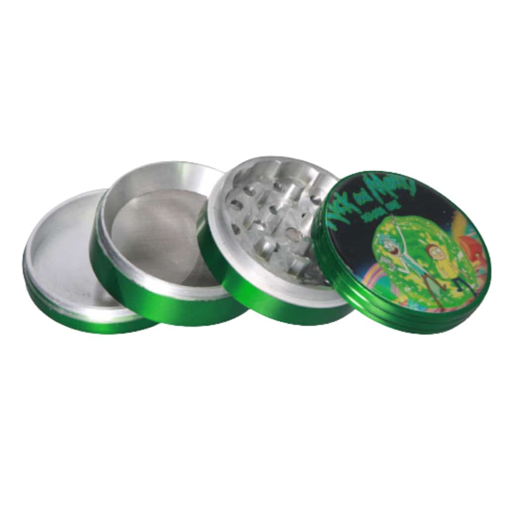 Rick & Morty 63mm 4pc Grinder - Smoke Shop Wholesale. Done Right.