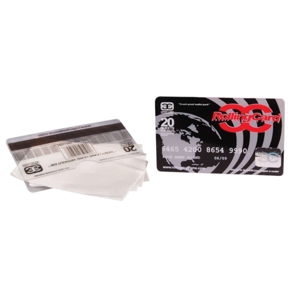 Rolling Card Credit Card Rolling Papers ***CLOSEOUT*** - Smoke Shop Wholesale. Done Right.