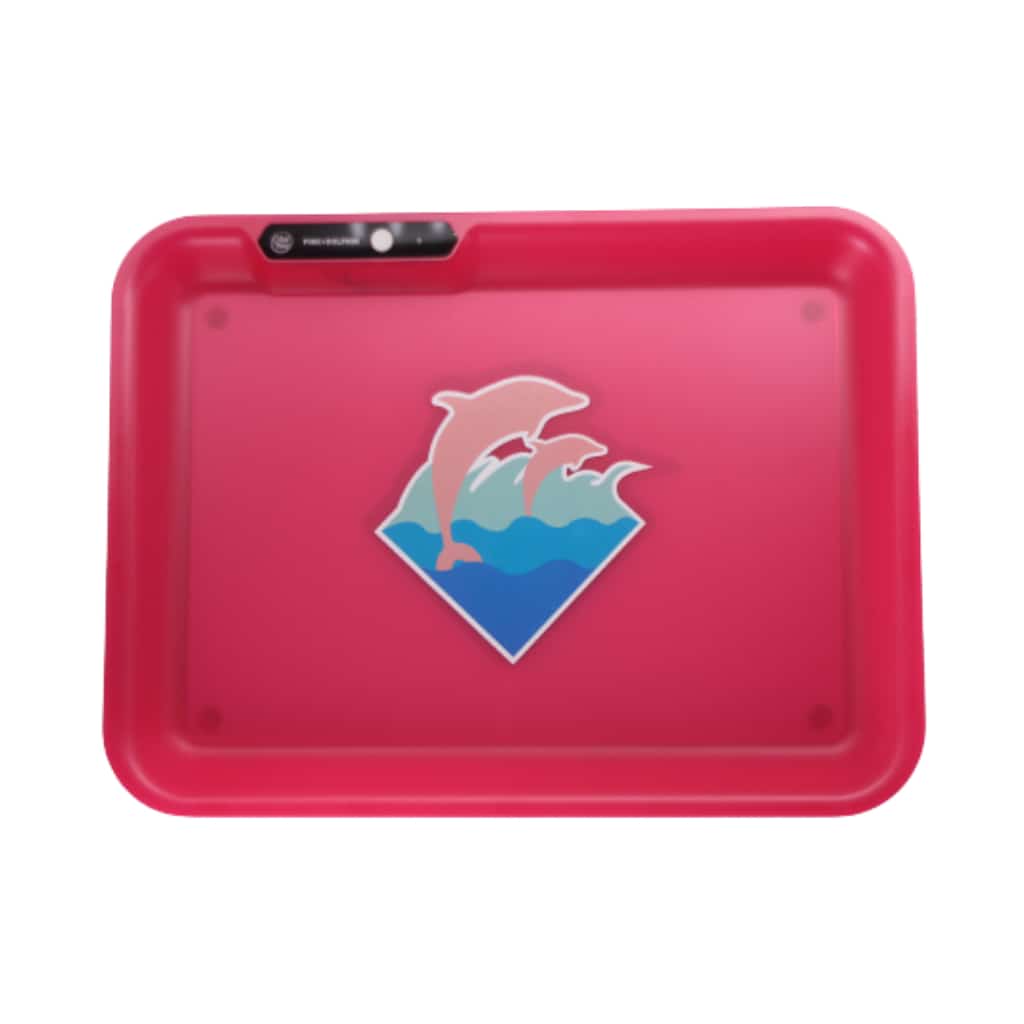 Runtz Pink Dolphin LED Glow Tray **CLOSEOUT** - Smoke Shop Wholesale. Done Right.