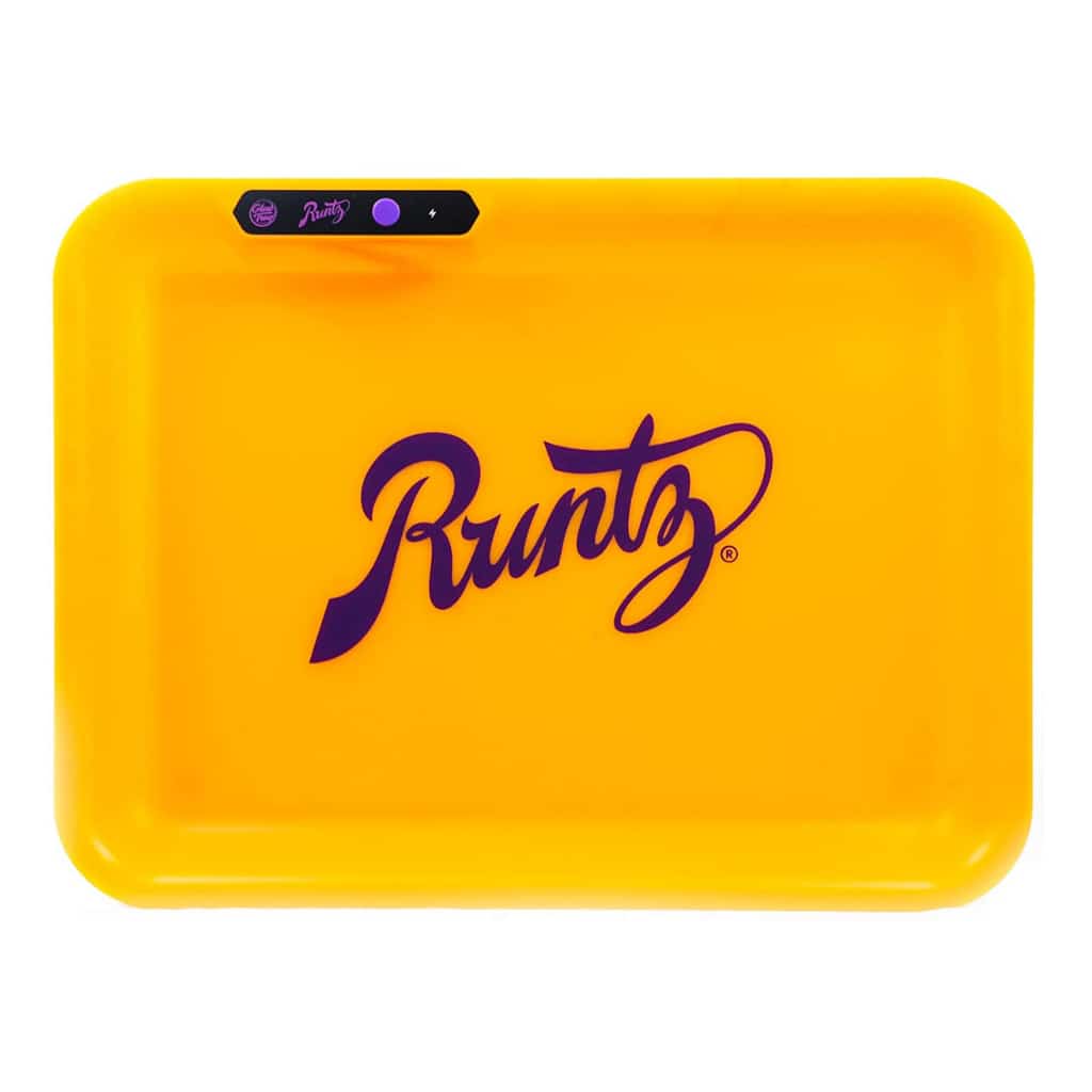 Runtz Yellow LED Glow Tray - Smoke Shop Wholesale. Done Right.