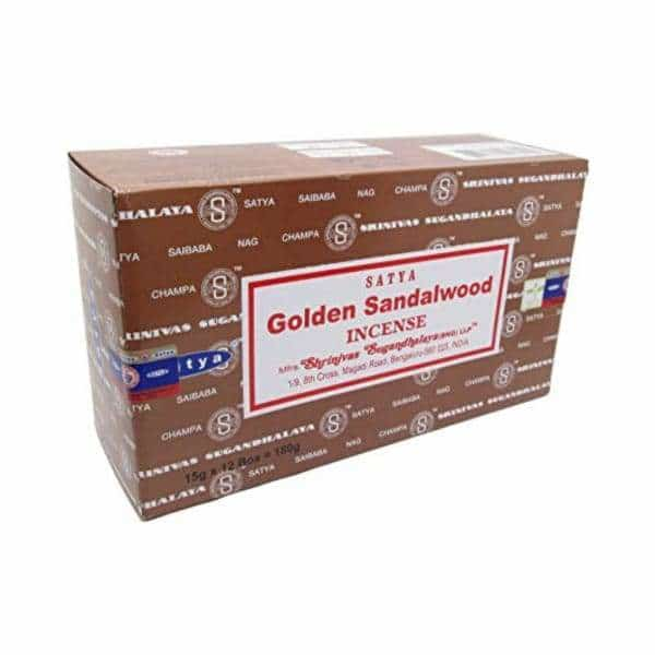 Satya 15g Golden Sandalwood Incense - Smoke Shop Wholesale. Done Right.