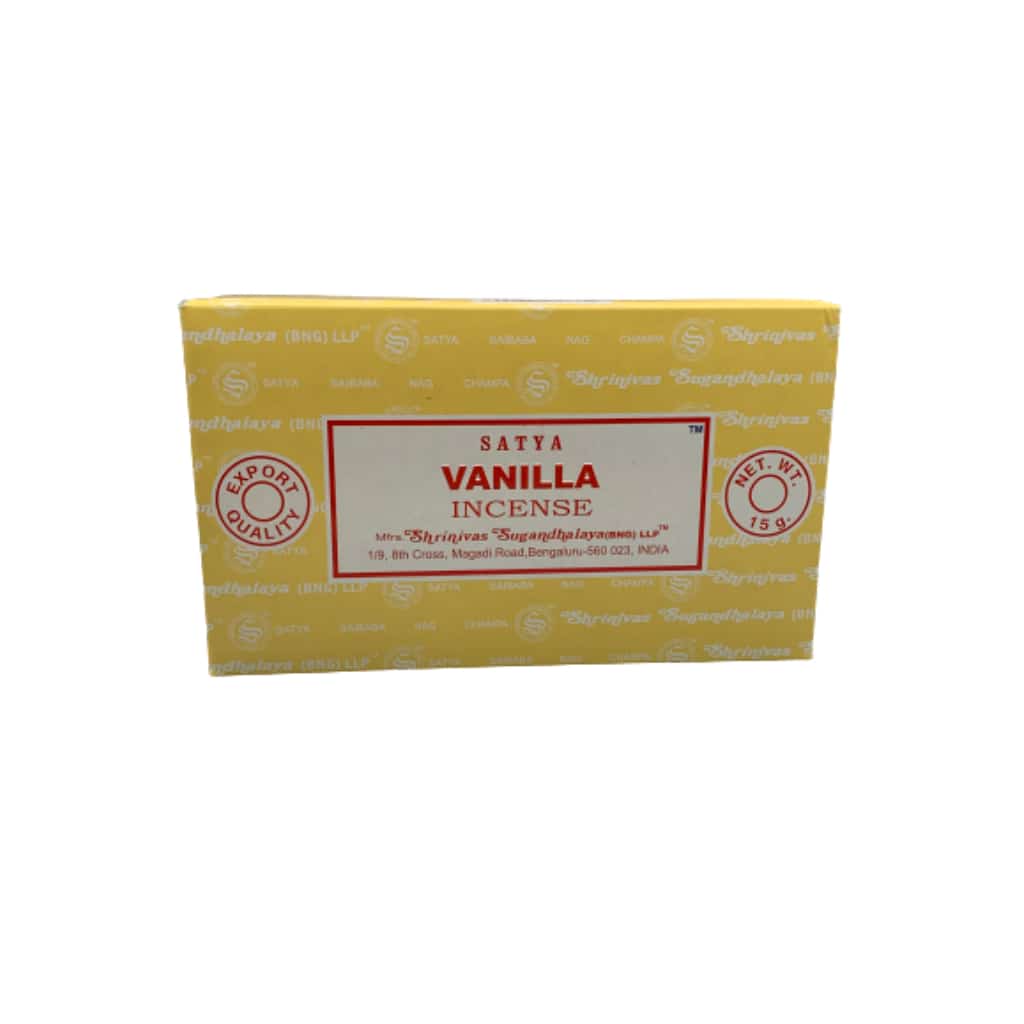 Satya 15g Vanilla Incense - Smoke Shop Wholesale. Done Right.