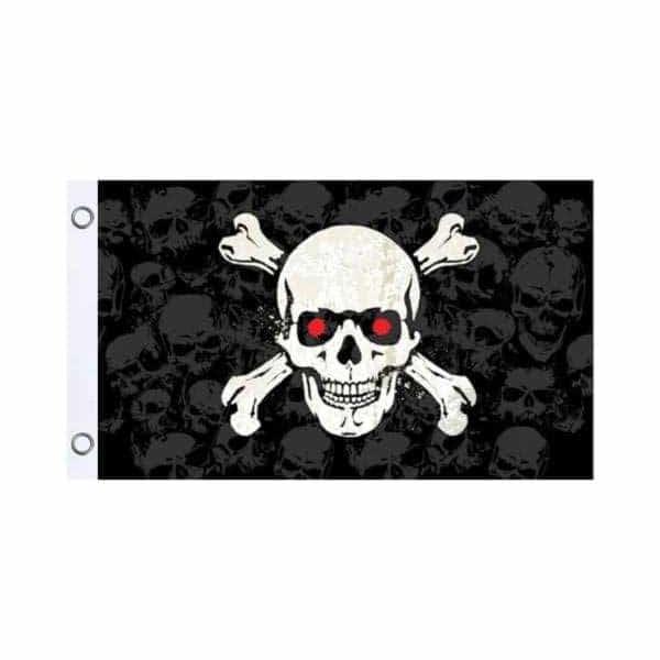 Skull Crossbones Fly Flag - Smoke Shop Wholesale. Done Right.
