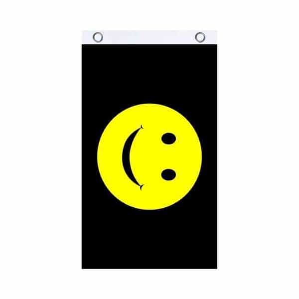 Smiley Face Fly Flag - Smoke Shop Wholesale. Done Right.