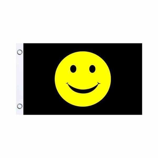 Smiley Face Fly Flag - Smoke Shop Wholesale. Done Right.