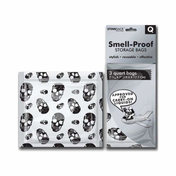 Stink Sack Skull 7’’x7.5’’ Bags - Smoke Shop Wholesale. Done Right.