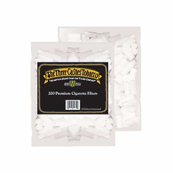 Three Castle Filters - 200 Filters - Smoke Shop Wholesale. Done Right.