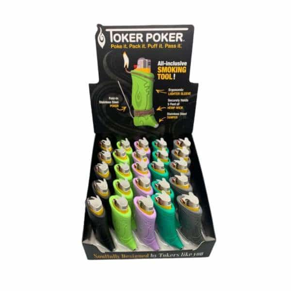 Toker Poker 25ct Display - Smoke Shop Wholesale. Done Right.