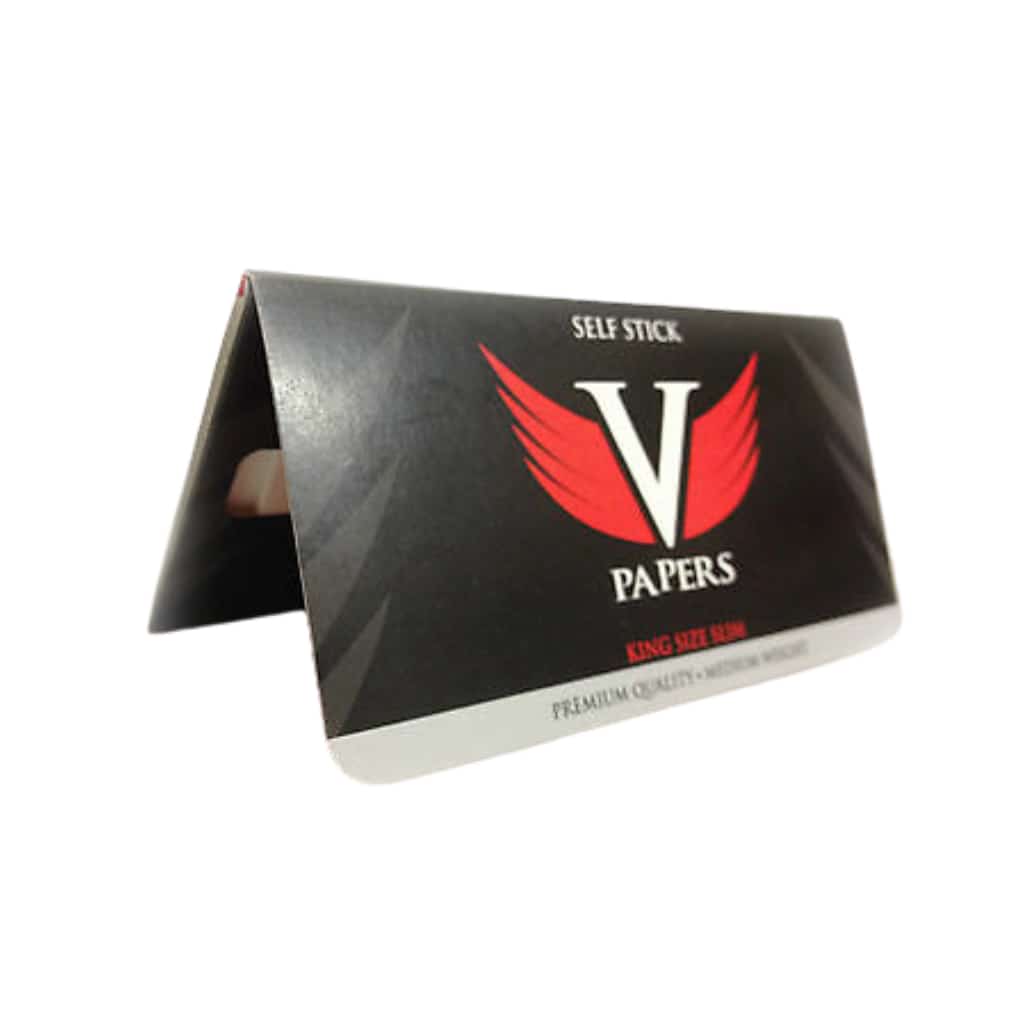 V Self Stick King Size Rolling Papers **CLOSEOUT** - Smoke Shop Wholesale. Done Right.