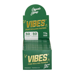 Vibes 1 1/4 Organic Hemp Rolling Papers - Smoke Shop Wholesale. Done Right.