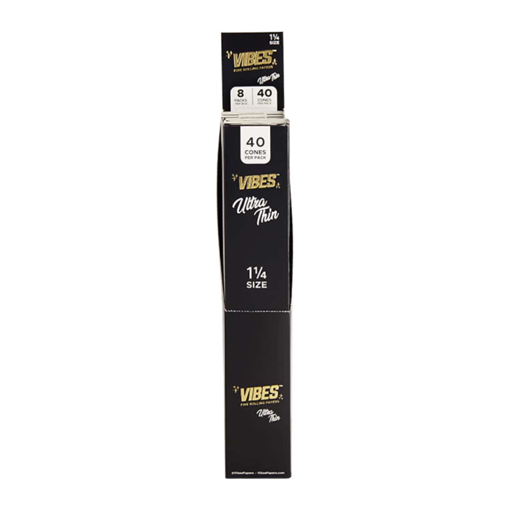 Vibes 1 1/4 Ultra Thin Cones - 40pk - Smoke Shop Wholesale. Done Right.