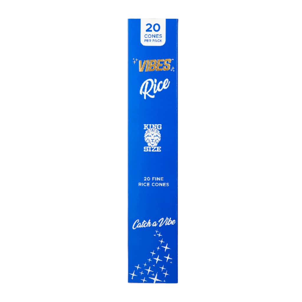 Vibes King Size Rice Cones - 20pk - Smoke Shop Wholesale. Done Right.