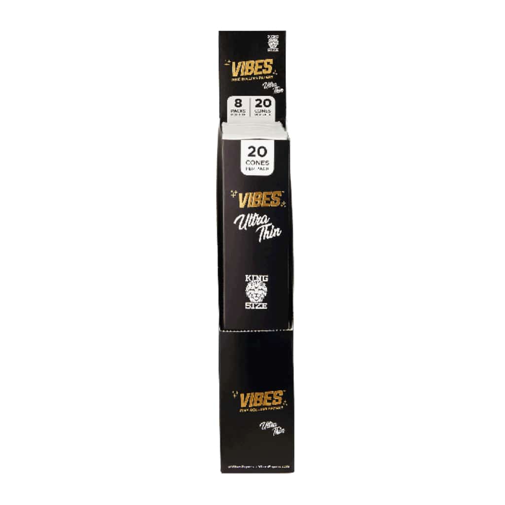 Vibes King Size Ultra Thin Cones - 20pk - Smoke Shop Wholesale. Done Right.