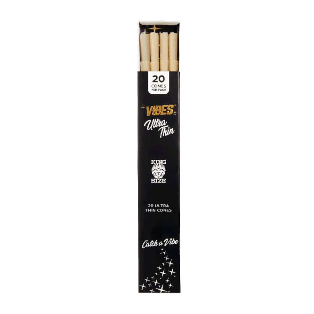 Vibes King Size Ultra Thin Cones - 20pk - Smoke Shop Wholesale. Done Right.