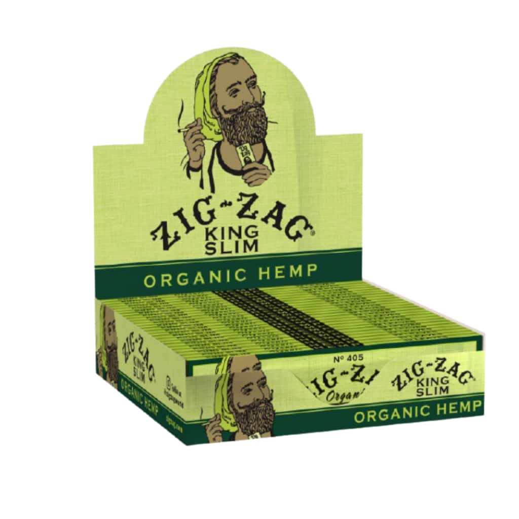 Zig Zag Organic Hemp King Size Rolling Papers - Smoke Shop Wholesale. Done Right.